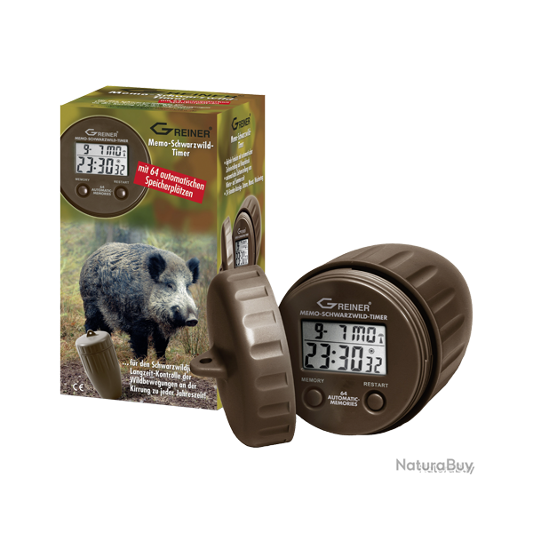 Horloge � sanglier � m�moire - Ref 33335-04 - Am�nagement territoire chasse