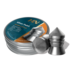 Munitions &agrave; air H&N Silver Point - Ref 24027-01 - &Eacute;quipement tir sportif