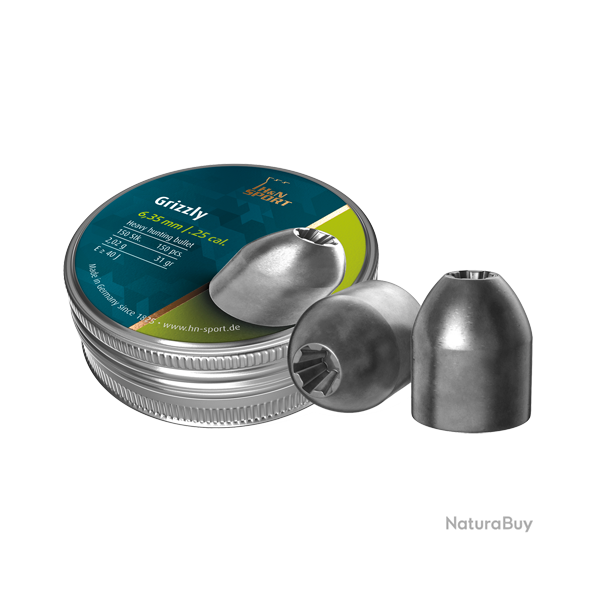 Munitions � air H&N Grizzly - Ref 24044-01 - �quipement tir sportif