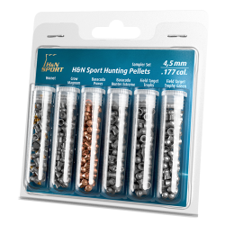 H&N 6 tubes d'&eacute;chantillons 4,5 mm - Ref 24060-01 - &Eacute;quipement tir sportif