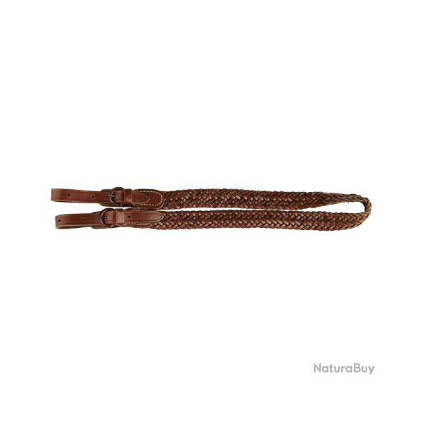 Bretelle d'arme en cuir robuste - Ref 32225-01 - �quipement chasse robuste