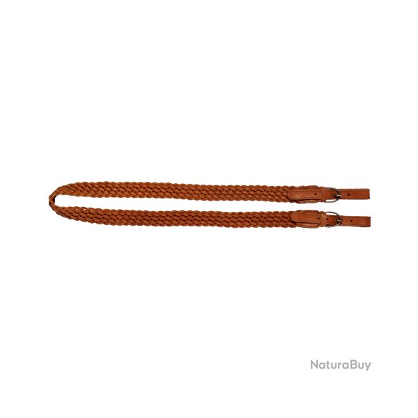 Bretelle d'arme en cuir robuste - Ref 32225-07 - �quipement chasse robuste