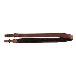 Bretelle d'arme en cuir robuste - Ref 32225-09 - &Eacute;quipement chasse robuste