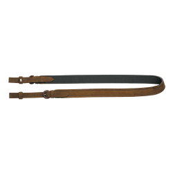 Bretelle d'arme en cuir robuste - Ref 32225-24 - &Eacute;quipement chasse robuste