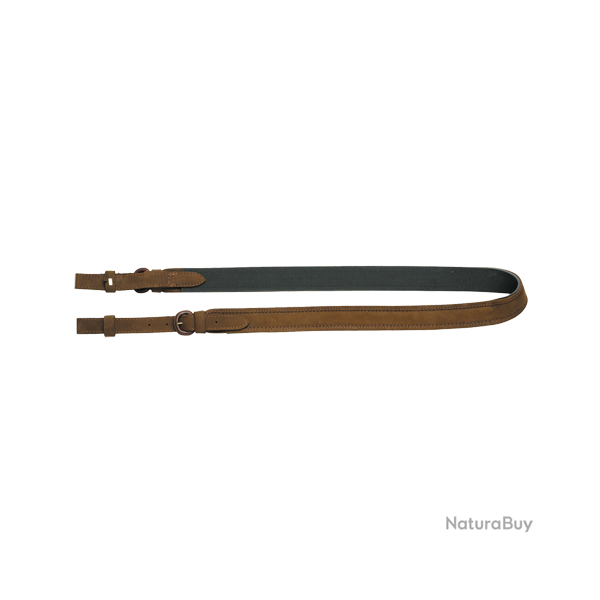 Bretelle d'arme en cuir robuste - Ref 32225-24 - �quipement chasse robuste