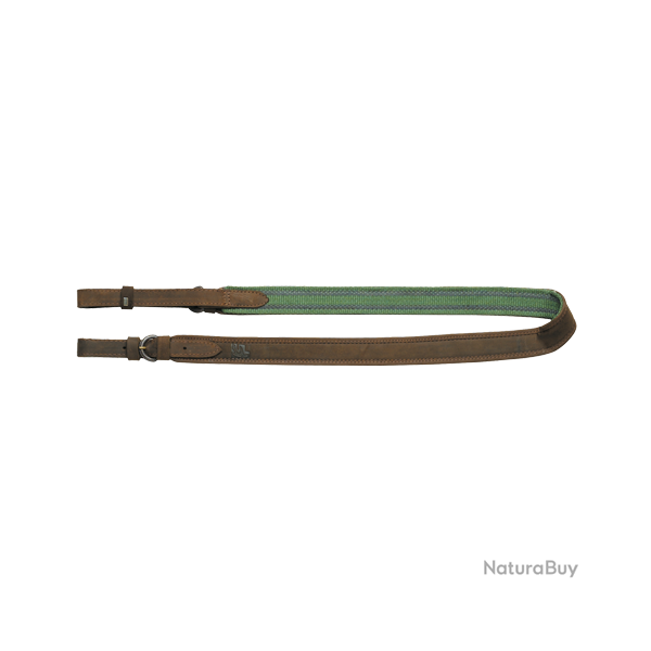 Bretelle d'arme en cuir robuste - Ref 32225-25 - �quipement chasse robuste
