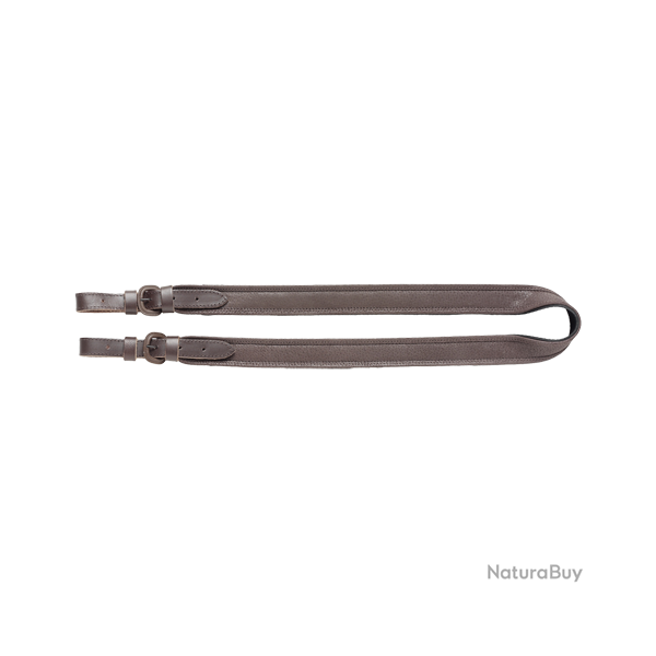Bretelle d'arme en cuir robuste - Ref 32225-26 - �quipement chasse robuste