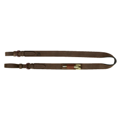 Bretelle d'arme en cuir robuste - Ref 32225-56 - &Eacute;quipement chasse robuste
