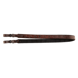 Bretelle d'arme en cuir robuste - Ref 32225-46 - &Eacute;quipement chasse robuste
