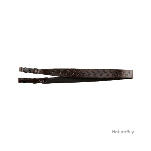 Bretelle d'arme en cuir robuste - Ref 32225-50 - �quipement chasse robuste