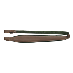 Bretelle d'arme en cuir robuste - Ref 32225-39 - &Eacute;quipement chasse robuste