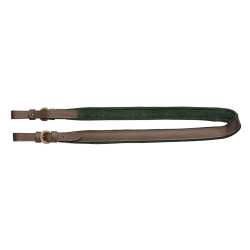 Bretelle d'arme en cuir robuste - Ref 32225-40 - &Eacute;quipement chasse robuste