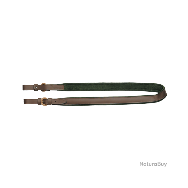 Bretelle d'arme en cuir robuste - Ref 32225-40 - �quipement chasse robuste