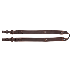 Bretelle d'arme en cuir robuste - Ref 32225-14 - &Eacute;quipement chasse robuste