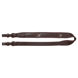 Bretelle d'arme en cuir robuste - Ref 32225-15 - &Eacute;quipement chasse robuste