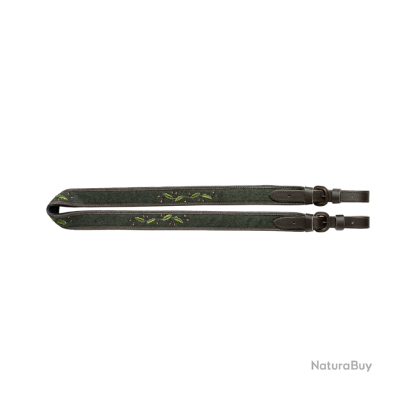 Bretelle d'arme en cuir robuste - Ref 32225-18 - �quipement chasse robuste