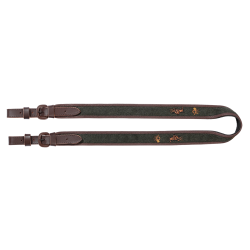 Bretelle d'arme en cuir robuste - Ref 32225-23 - &Eacute;quipement chasse robuste