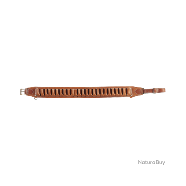 Cartouchi�re calibre 12 de haute qualit� en cuir italien - Ref 32350-10 - �quipement chasse robuste