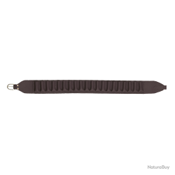 Cartouchi&egrave;re en cuir de boeuf pleine fleur calibres 12 et 16 - Ref 32350-08 - &Eacute;quipement chasse robu