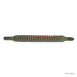 Cartouchi&egrave;re en tissu nylon vert, cal. 12 et 16 - Ref 32350-02 - &Eacute;quipement chasse robuste