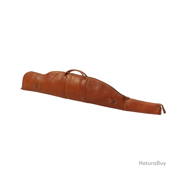 Etui fusil exclusif en cuir tann� de haute qualit� - Ref 32256-03 - Accessoire arme qualit� pro