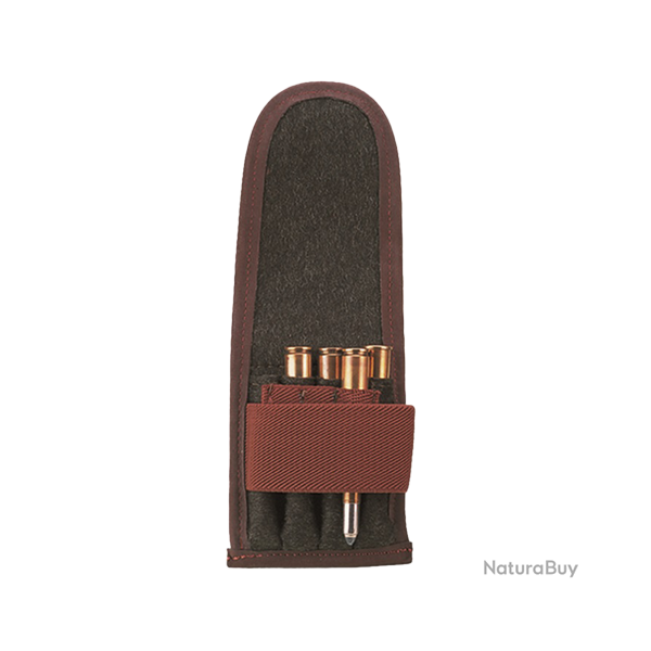 �tui � cartouches en loden - Ref 32375-22 - �quipement chasse robuste