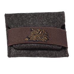 &Eacute;tui &agrave; cartouches brod&eacute; - Ref 32375-34 - &Eacute;quipement chasse robuste