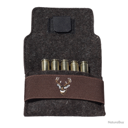 &Eacute;tui &agrave; cartouches brod&eacute; - Ref 32375-35 - &Eacute;quipement chasse robuste
