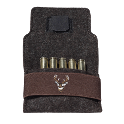 &Eacute;tui &agrave; cartouches brod&eacute; - Ref 32375-35 - &Eacute;quipement chasse robuste