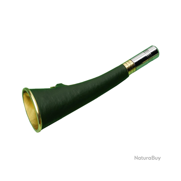 Cornes d'appel avec cuir - Ref 33452-01 - �quipement chasse robuste
