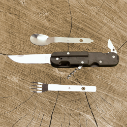 Couverts de poche - Ref 23121-02 - Coutellerie de chasse premium