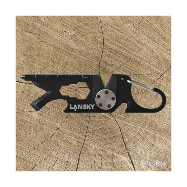 ROADIE (TM) - Outil aiguiseur comme portecl�s en m�tal l�ger - Ref 23191-15