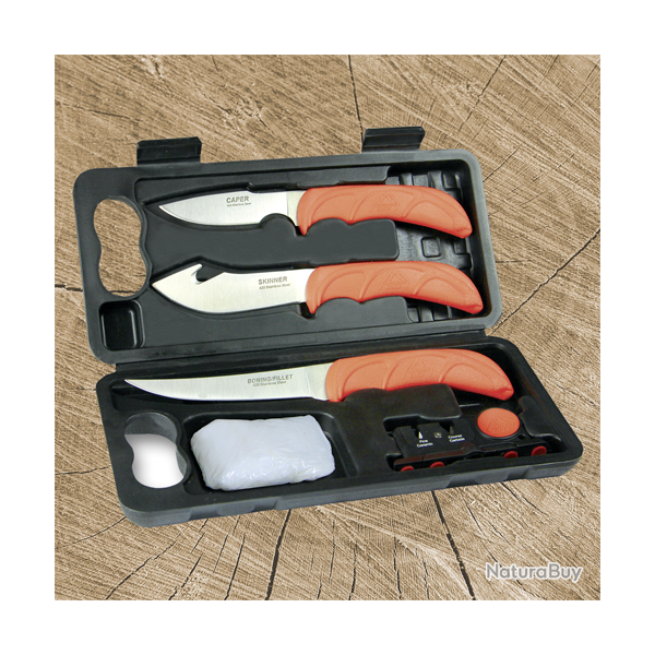 Kit de couteaux 6 pi�ces - Wild-Lite (TM) - Ref 23330-01 - Coutellerie de chasse premium