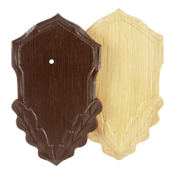 &Eacute;cussons sculpt&eacute;s en bois de ch&ecirc;ne pour troph&eacute;es de chevreuil - Ref 00206-01