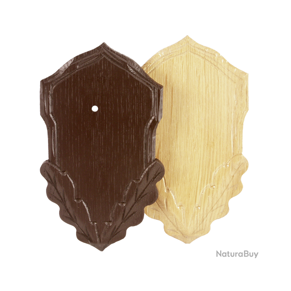 �cussons sculpt�s en bois de ch�ne pour troph�es de chevreuil - Ref 00206-01