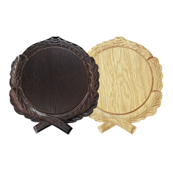 &Eacute;cussons sculpt&eacute;s en bois de ch&ecirc;ne pour d&eacute;fenses de sanglier - Ref 01201-10