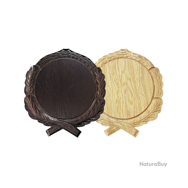 �cussons sculpt�s en bois de ch�ne pour d�fenses de sanglier - Ref 01201-10