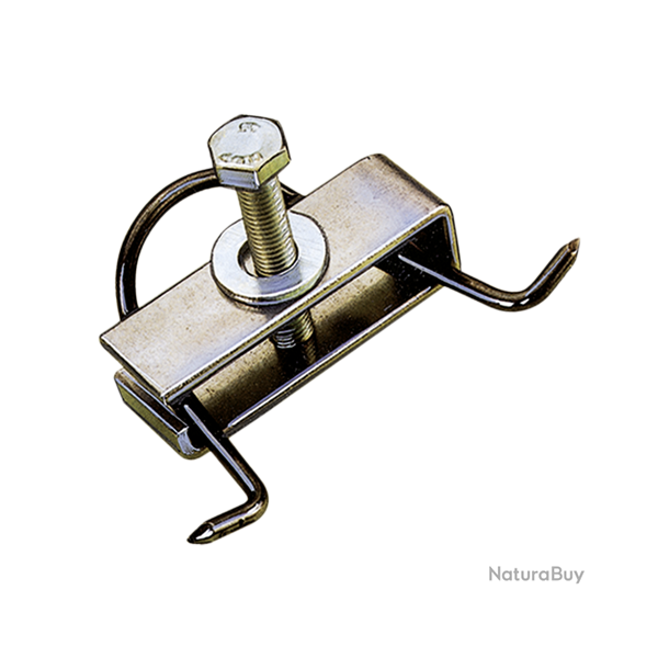 Pinces de fixation pour cornes et bois � St. Hubertus � En acier � ressort �pais, - Ref 33325-03