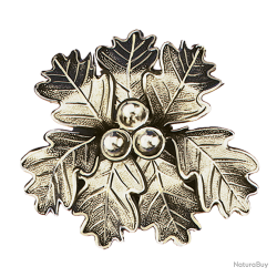 Lourde feuille massive de pr&eacute;sentation de d&eacute;fenses de sanglier - Ref 33326-03 - Pr&eacute;paration troph&eacute;e