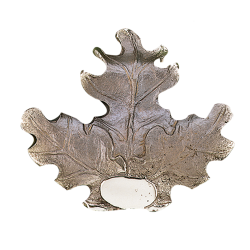 Lourde feuille massive de pr&eacute;sentation de d&eacute;fenses de sanglier - Ref 33326-07