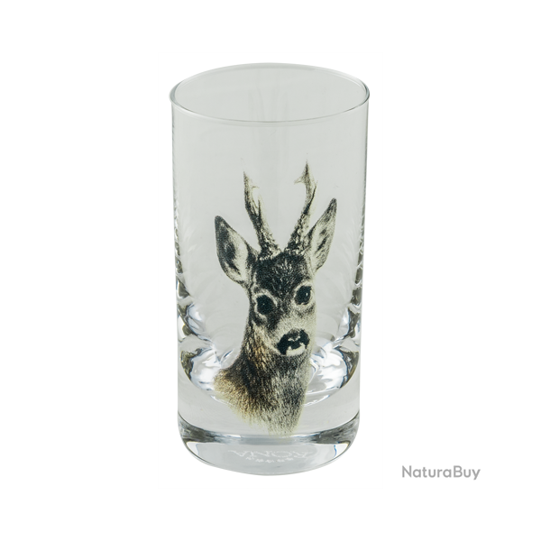 Verres � eau-de-vie en coffret cadeau - Ref 21104-01 - Cadeau th�me chasse
