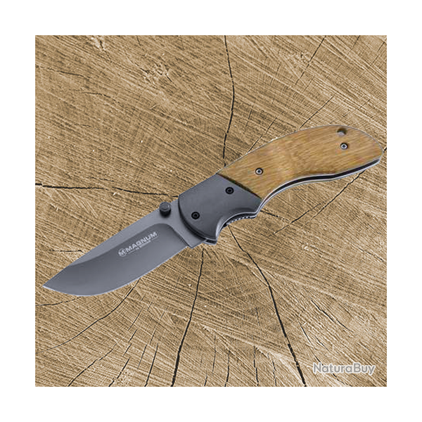 B�KER Magnum Pioneer Wood - Ref 23254-04 - Coutellerie de chasse premium