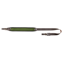 Bretelle d'arme en n&eacute;opr&egrave;ne avec cuir - Ref 32225-66 - &Eacute;quipement chasse robuste