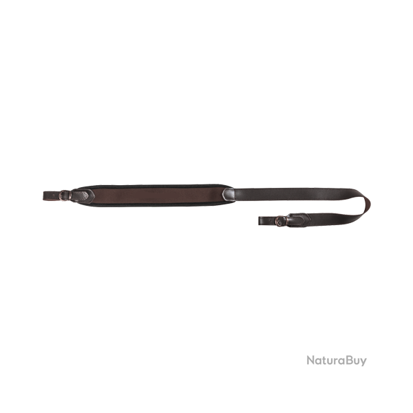 Bretelle d'arme en n�opr�ne avec cuir - Ref 32225-67 - �quipement chasse robuste