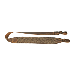 Bretelle de carabine - Feutre de laine / cuir Ranger - 50 mm - Ref 32225-82