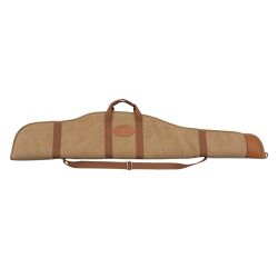 &Eacute;tui carabine Deerland - Canvas avec embout en cuir, marron clair - Ref 32252-15