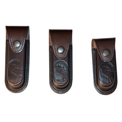 &Eacute;tui pour couteau en cuir - Ref 32376-03 - Coutellerie de chasse premium