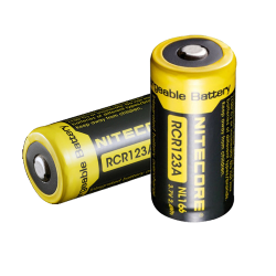 2 piles rechargeable RCR123A - Ref 33322-53 - Optique de chasse haute qualit&eacute;