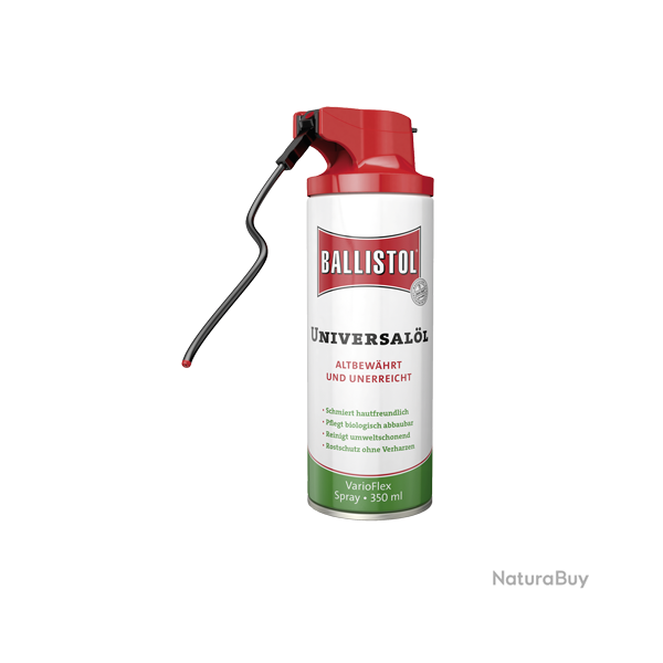 Huile universel Ballistol avec Vario-Flex, 350 ml - Ref 33500-13 - Accessoire arme qualit� pro