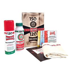 Coffret en bois anniversaire Ballistol huile universelle - 120 ans Made in Germany - Ref 33500-20